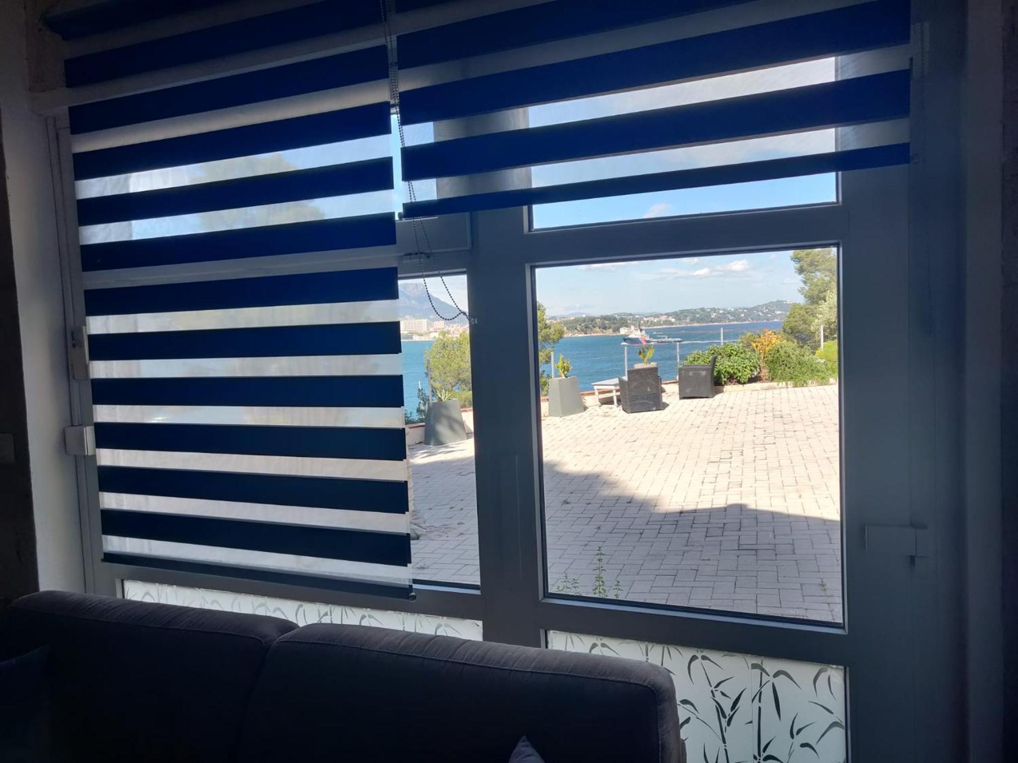 Villa-Chateau Les Terrasses - Tamaris, Plage Des Sablettes, Mer Au Bas De La Propriete La Seyne-sur-Mer Eksteriør billede